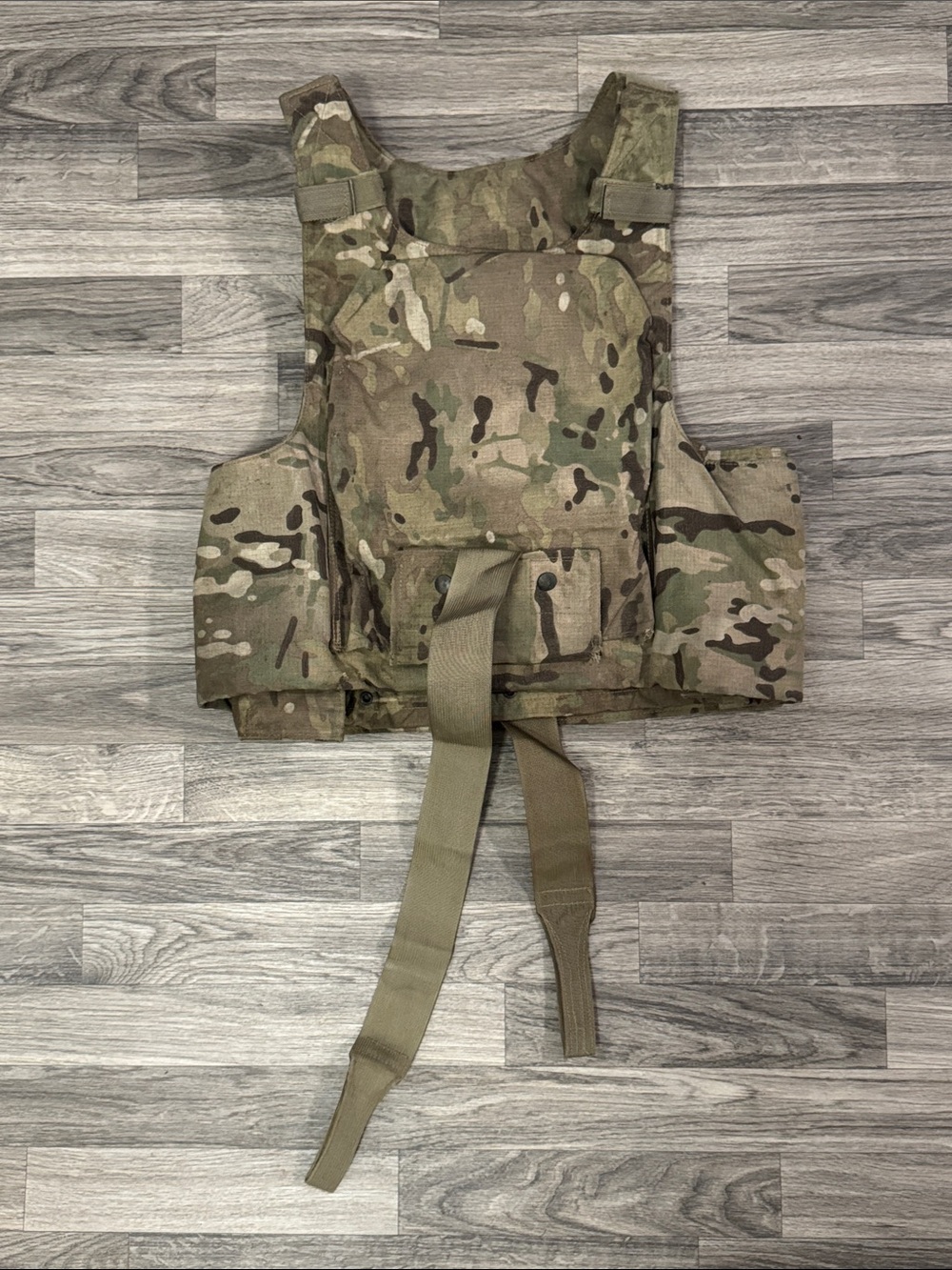 U.S. Army Aircrew Flexible Body Armor vest multicam sz medium